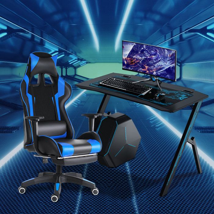 The Holiday Aisle® Gaming Desk And Chair Set Wayfair.ca